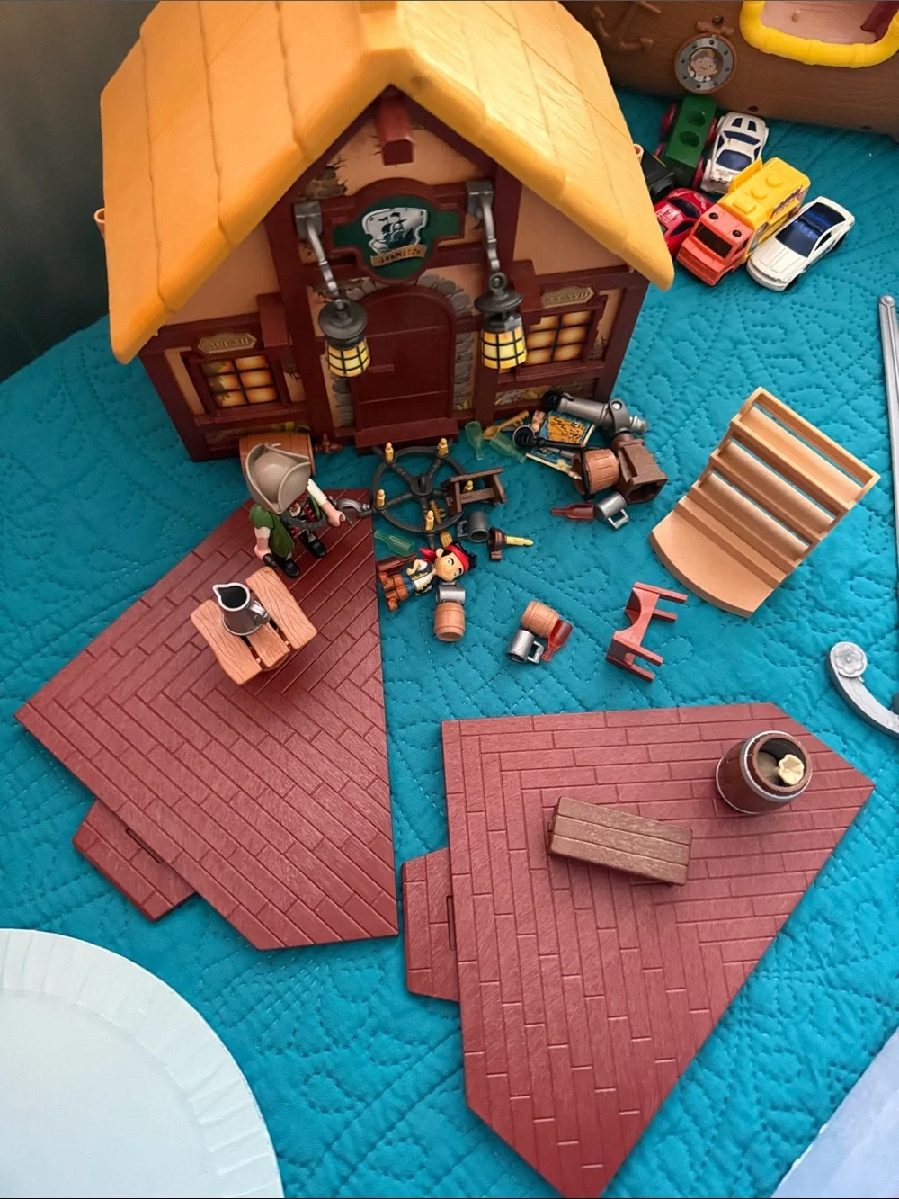 Pirate Ships, Pirate Night Light, Pirate Wall Clock, and Pirate Playmobil